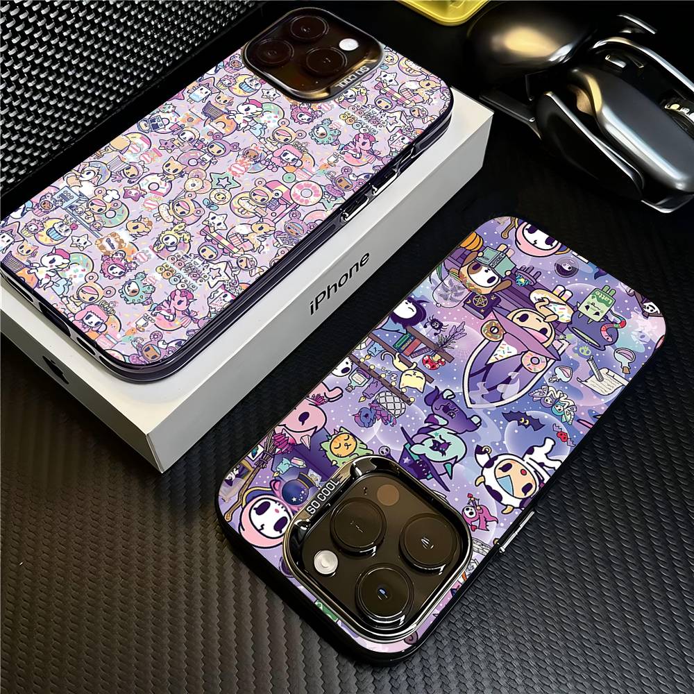 Япония Милый T-Tokidoki Чехол для телефона Для IPhone 16 15 14 13 12 11 Pro Max 17 Plus Цветная Крышка