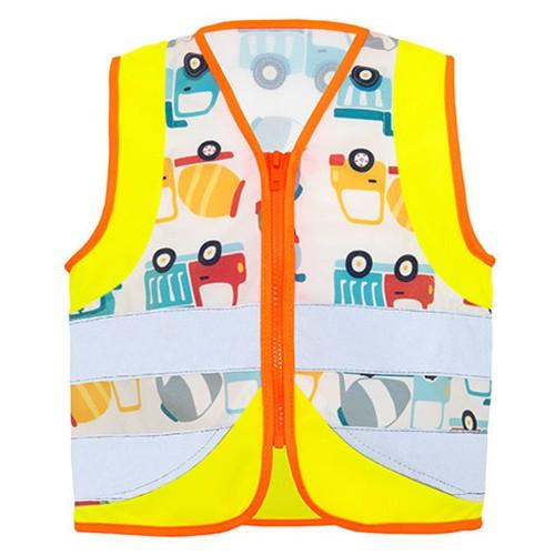 Korntex Childrens/Kids Fun CO Neutral Construction Vehicles Safety Hi-Vis Vest