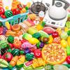 Детские игрушки из фруктов и овощей, деревянные классические игры, имитация кухонной серии, игрушки для раннего образования, подарок, игровой домик, игрушка