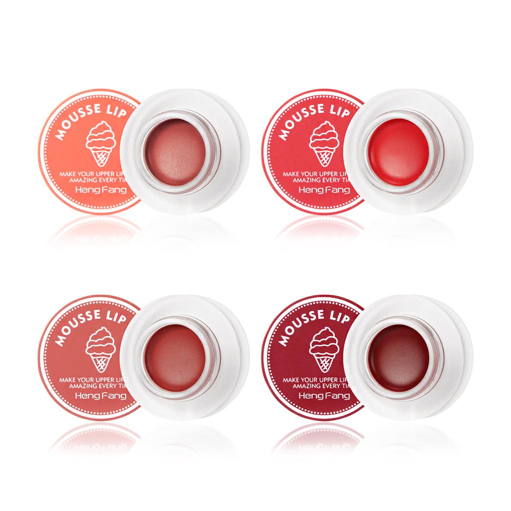 HengFang Jelly Mousse Водостойкий стойкий мусс для губ с грязью 1,8 г