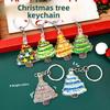 Cute Christmas Keychain Student Christmas Tree Bag Decorative Pendant Cartoon Christmas Keychain Pendant Gift