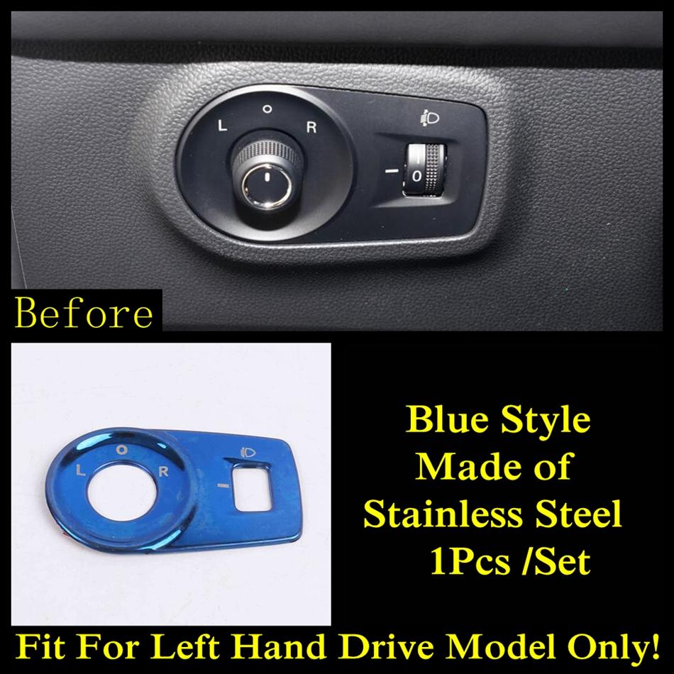Rearview Mirror Button / Pillar A Air Vent / Glove Box Cover Trim For MG ZS EV 2018 -  Stainless Steel Accessories Interior
