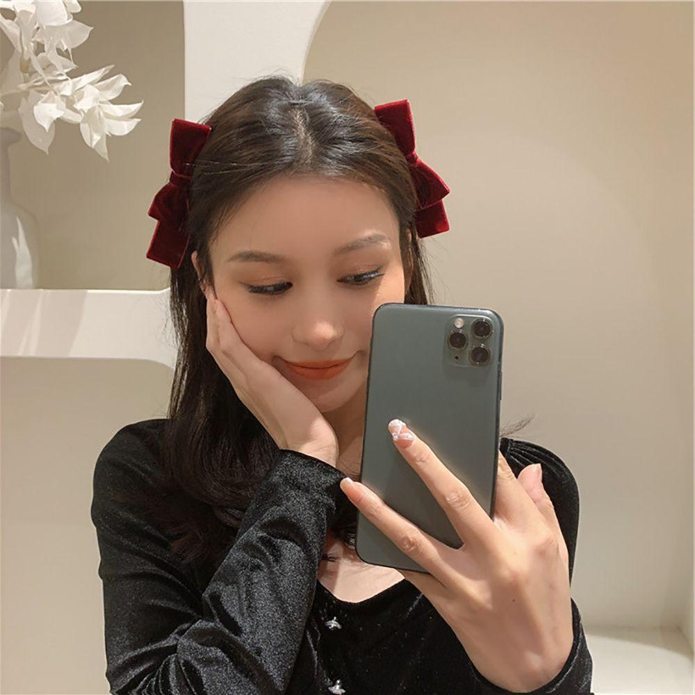 Party Girls Women Wash Face Headwear Hair Accessories Hair Hoop Velvet Bow Headband Hair Bands
