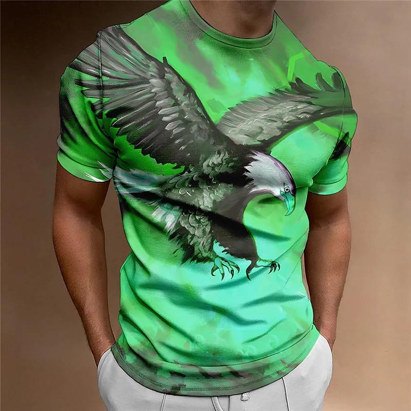 American Eagle Tees Graphics 3D Printing Mens T-shirt Fashion Casual Tops Unisex Oversized O-Neck Short Sleeve T Shirts