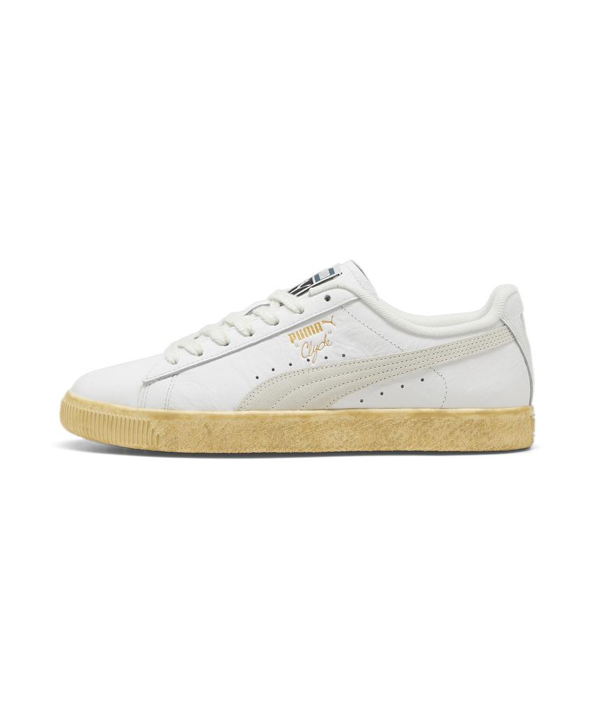 Puma Clyde Vintage - Puma White:Светлая солома:Теплый белый / 394687-04