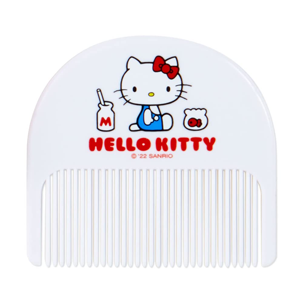 Sanrio Sanrio Зеркальная расческа с виниловым чехлом Hello Kitty Hello Kitty Стильные товары Персонаж xx см 795666 SANRIO ~Sanrio Forever~ 8.5 1.2 8.2