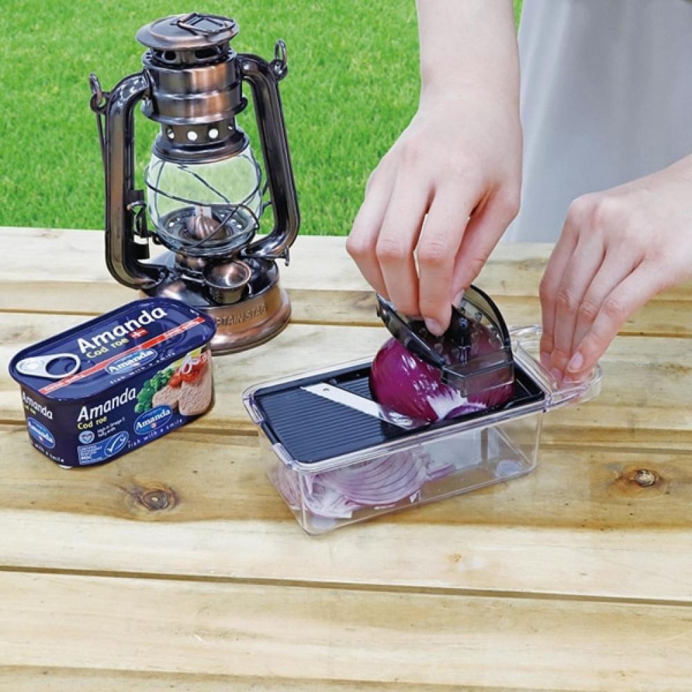 CaptaIn Stag Uh 3051 [мини-набор для приготовления тертых приправ и нарезки на открытом воздухе с сумкой для безопасного хранения, в комплекте, сделано в Японии]