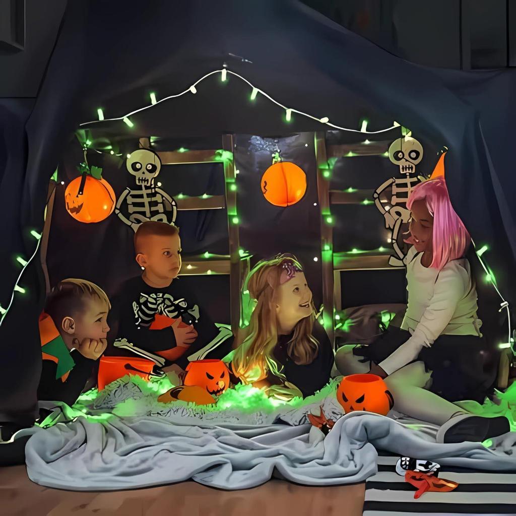 Светодиодная пиксельная гирлянда 36 футов | Светящиеся на 360° медные проволочные огни для украшения дома, Дивали и Рождества | Ярко-зеленый | Упаковка 1 шт.