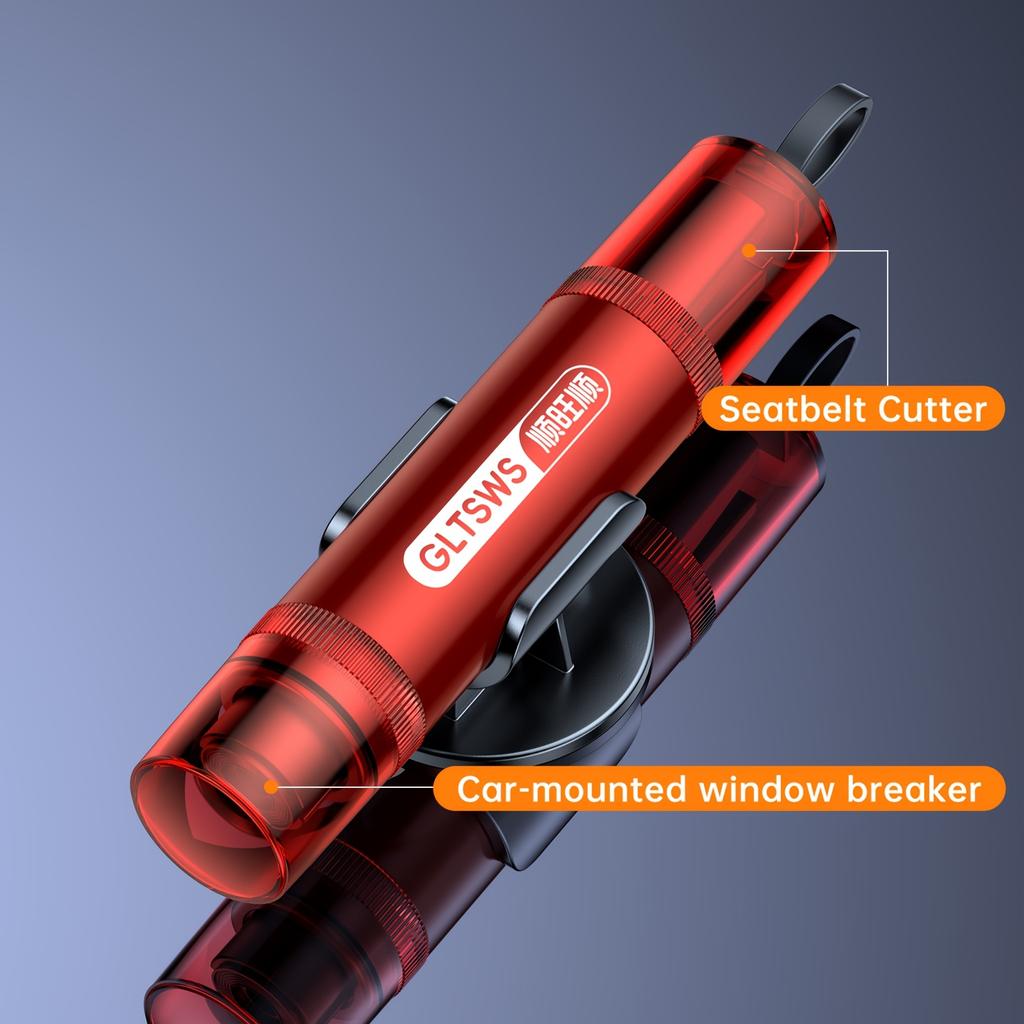 1pc Emergency Safety Hammer - Car Window Breaker with Seatbelt Cutter, Portable Escape Tool for Vehicle & Home