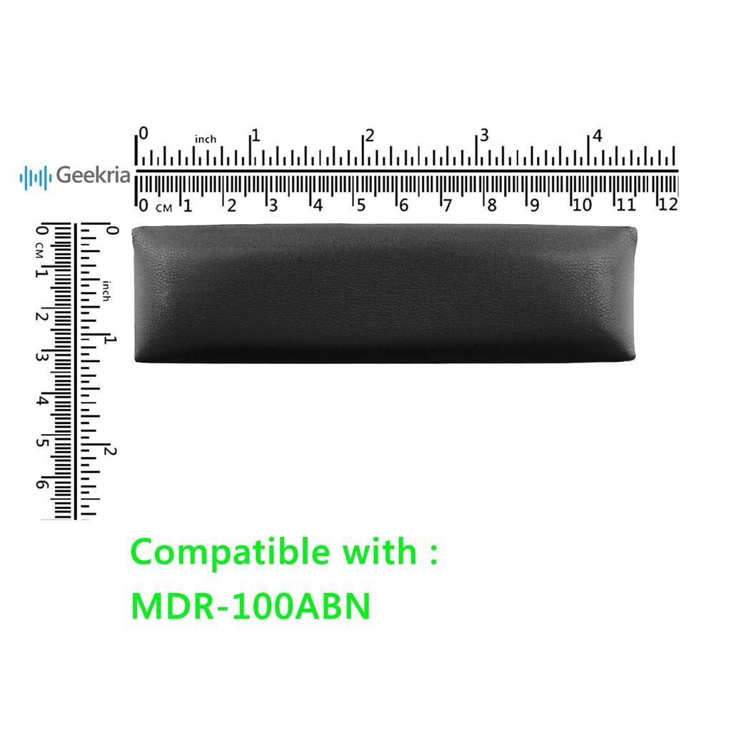 Совместимость оголовья Geekria Оголовье для наушников Protein Leather Pad Совместимость с Sony SONY Замена MDR-100ABN (черный)