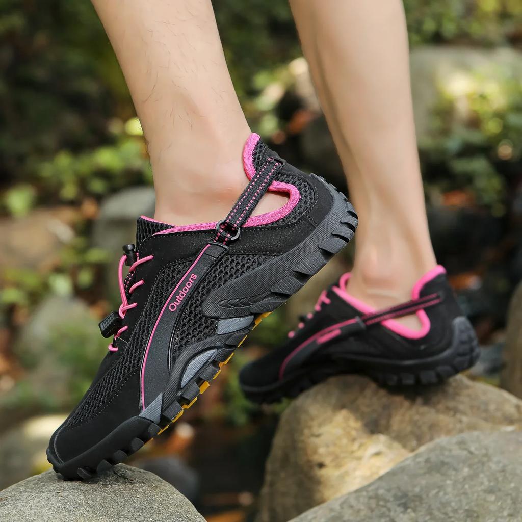 Fashion Spring and Autumn paragraph Men Water Shoes Outdoor Hiking Shoes Men's Quick-drying Water Sports Shoes Non-slip Wear Resistance