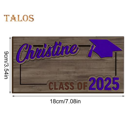 Подарок на выпускной, держатель для денег из дерева, выпускной 2025 года, подарочный держатель для денег, памятный подарок для выпускников средней школы, колледжа, университета