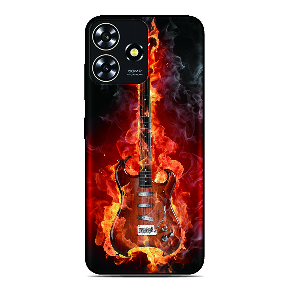 Flame Musica Phone Case For Blackview Wave 9C 8C 6C Shark 9 Color 8 Oscal C80 C70 C60 C30 C20 Pro Flat 2 1C 2C Tiger 13 12 Cover