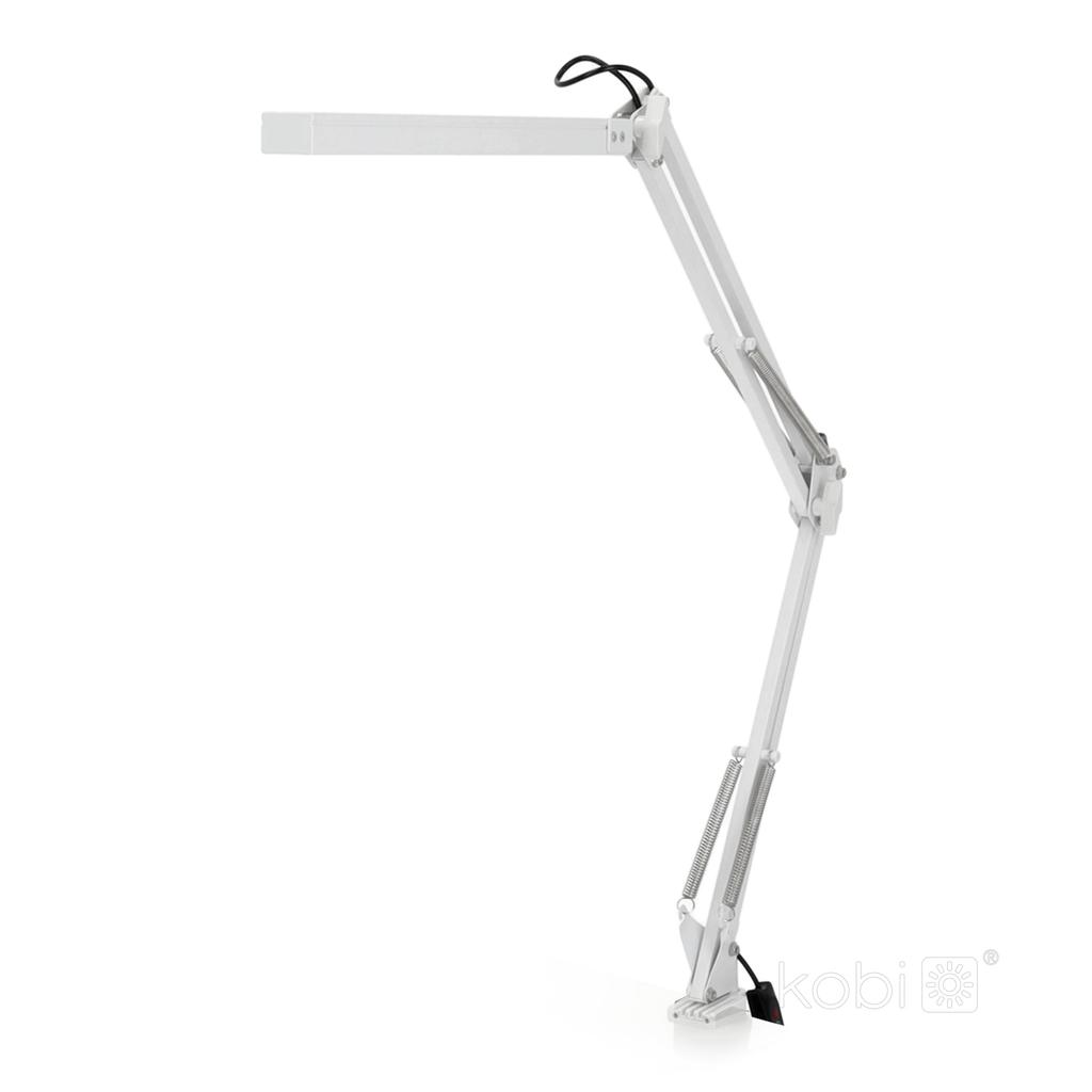LED desk lamp 14W 3CCT white, USB, brightness and mounting adjustment