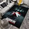 Resident Evil Themed Carpet with Umbrella and Raccoon City Design Suitable for use as an anti-slip for living room bedroom sofas