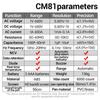 ANENG CM81 Умные клещи переменного тока Мультиметр с зажимами 6000 отсчетов Вольтметр с автоматическим диапазоном 600A Амперметр