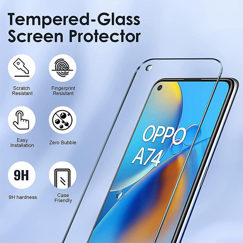 3шт Защитная пленка для экрана OPPO A60 A53 A15 A16 A80 A40 A74 A96 A58 A78 A98 RENO 8T A18 A38 A78 A57 A57S A77S A17 Закаленное стекло HD 9H