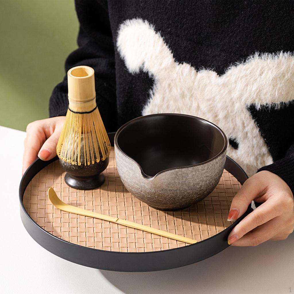 Японская миска для матча с венчиком, керамическая чашка объемом 430 мл для офиса, спальни