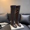 Over-knee Rad Boots Knight Skinny Legs Men's and Women's Velvet Flat-bottomed Boots Spring and Autumn Soft Bottom