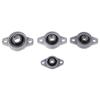 1Pcs 8Mm 10Mm 12Mm 15Mm Self-Aligning Kfl08 Kfl10 Kfl12 Kfl15 Bore Zinc Alloy Pillow Bearing Mounted Block Cast Housing