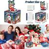 With Money Box Paper Material Gift Box Christmas Decoration Prop Atmosphere