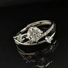 The Same One-Carat Star Love Ring, Women'S Light Luxury Index Finger Ring, Women'S Niche Design Plain Ring Diamond Ring