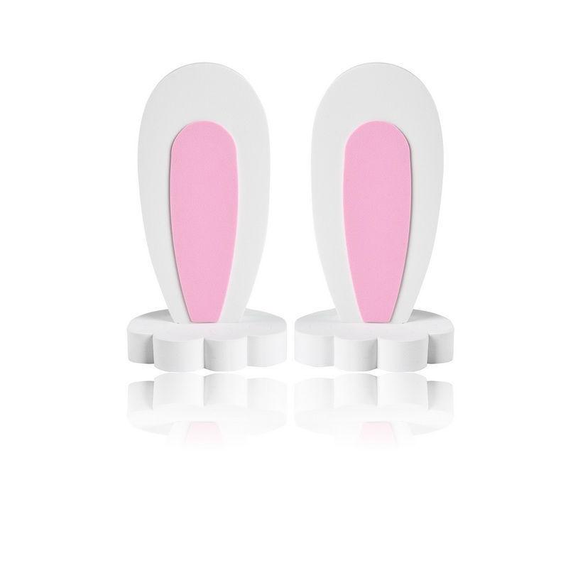 2X Украшение крыши автомобиля Внешние украшения Модификация автомобиля Личность Милый мультяшный экстерьер автомобиля Кроличьи уши Украшения в виде кошачьих ушей