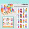 Wooden Ice Toy Cream Fishing Piano Playing Toys For Kids Educational Play