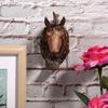 Винтажный настенный крючок в форме животного, крючок для подвешивания пальто, украшение для дома в ванную комнату, спальню(Форма лошади )