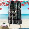 Name Custom Aliens Print Beach Towel, Large Soft Quick Dry Towel for Beach Camping Swimming