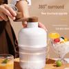Compact Hand-Cranked Ice Shaver: Manual Smoothie & Ice Crusher for Easy Homemade Summer Treats