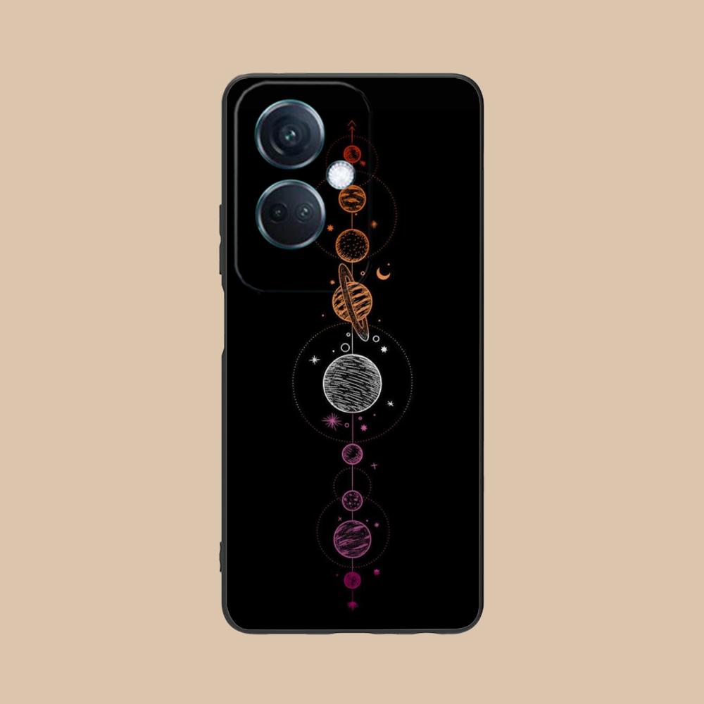 Чехол для мобильного телефона Солнце Луна для OPPO Find X9 X8 X7 X6 X5 X3 X2 Plus s Pro Ultra Lite Красочная Печать Чехол Роскошный Красивый