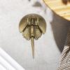 Horseshoe Crab Sea Creatures Brass Crafts Gift Tea Pet Realistic Life Figurine Creature