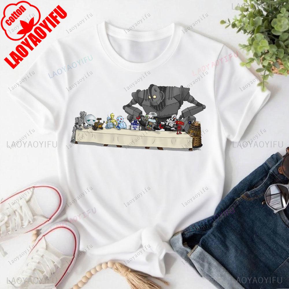FFuturama Retro Robot Print T Shirt Unisex Clothing Bender Evolution Geek Graphic Tshirts Women Unisex Harajuku Casual Top Clothing