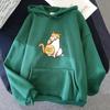 Eleceed корейская мода манга толстовки мультфильм кот смешной графический свитшот для девочек с капюшоном уличная одежда Roupas Femininas женский топ