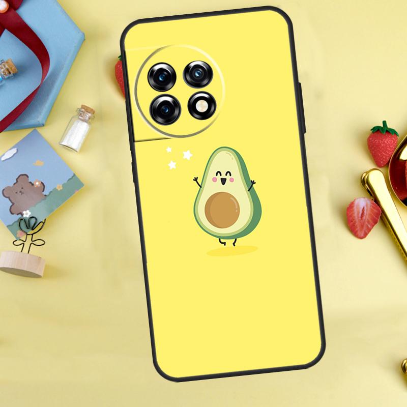 Lovely Avocado Case For OnePlus 13T 13R 12 12R 15 13 11 10 10T 8T Nord 5 CE 2 3 4 Lite Nord N20 N30 Cover