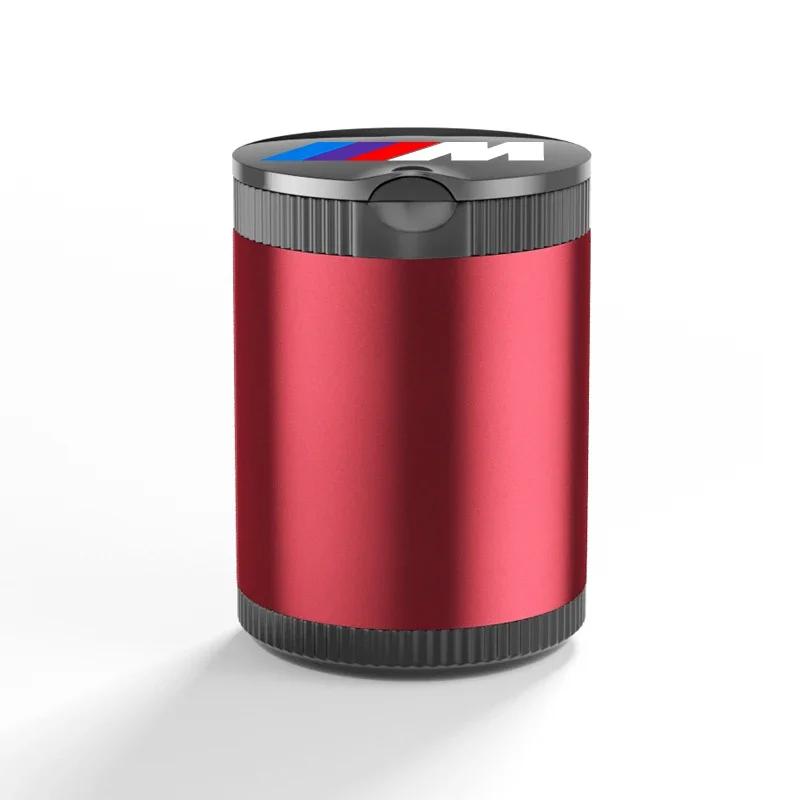 CCG1 Hot For BMW Car Cigarette Ashtray Cup With Lid With LED Light Portable Detachable Ashtray For BMW X1 X2 X3 X5 X6 X7 G30 G20 G32