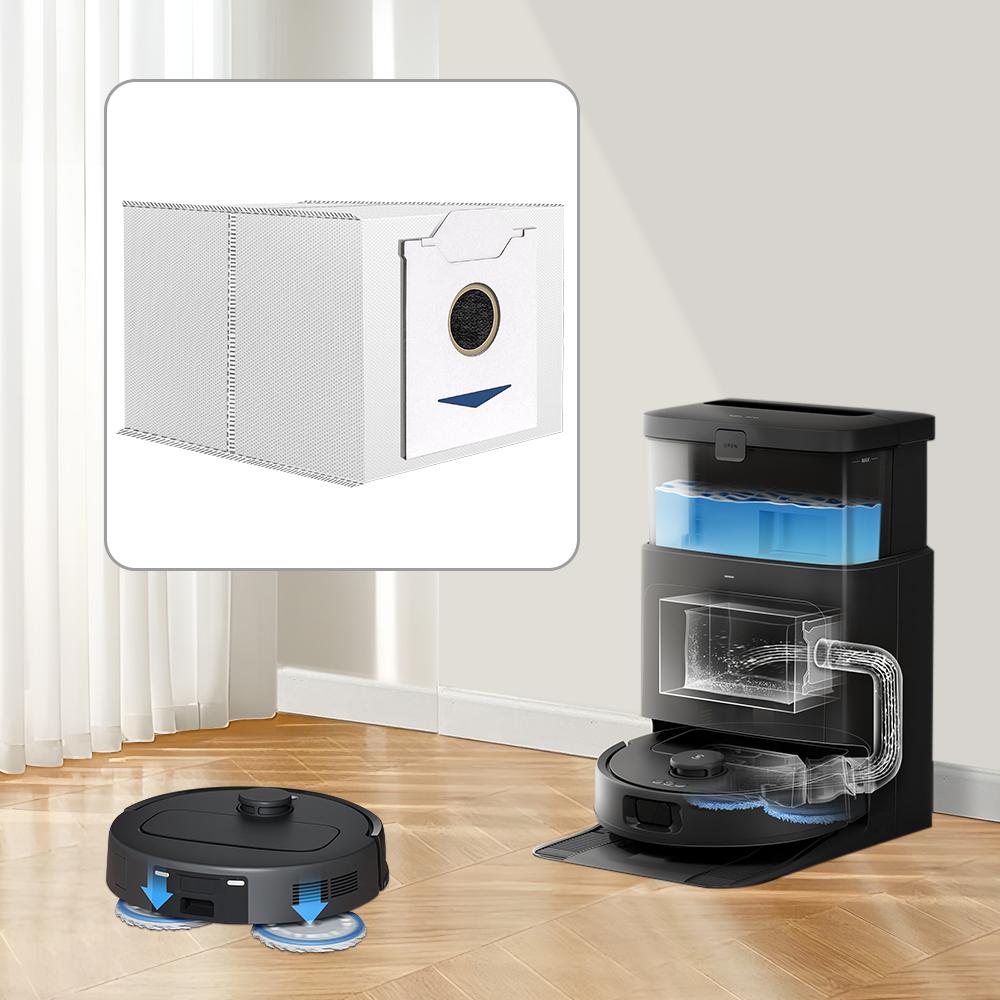 Dust Bags For Ecovacs DEEBOT N30 Omni N30 Pro Omni N30 Pro Sweeping Robot Vacuum Cleaner Spare Parts Trash Bag Home Accessories