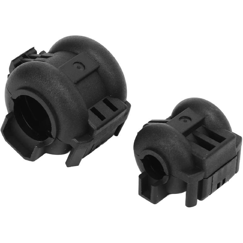 88718‑02170, Coolant Coolant Hose Clamp Black Impact 2pcs Strong Clamping Force Anti Crack for Japanese Cars