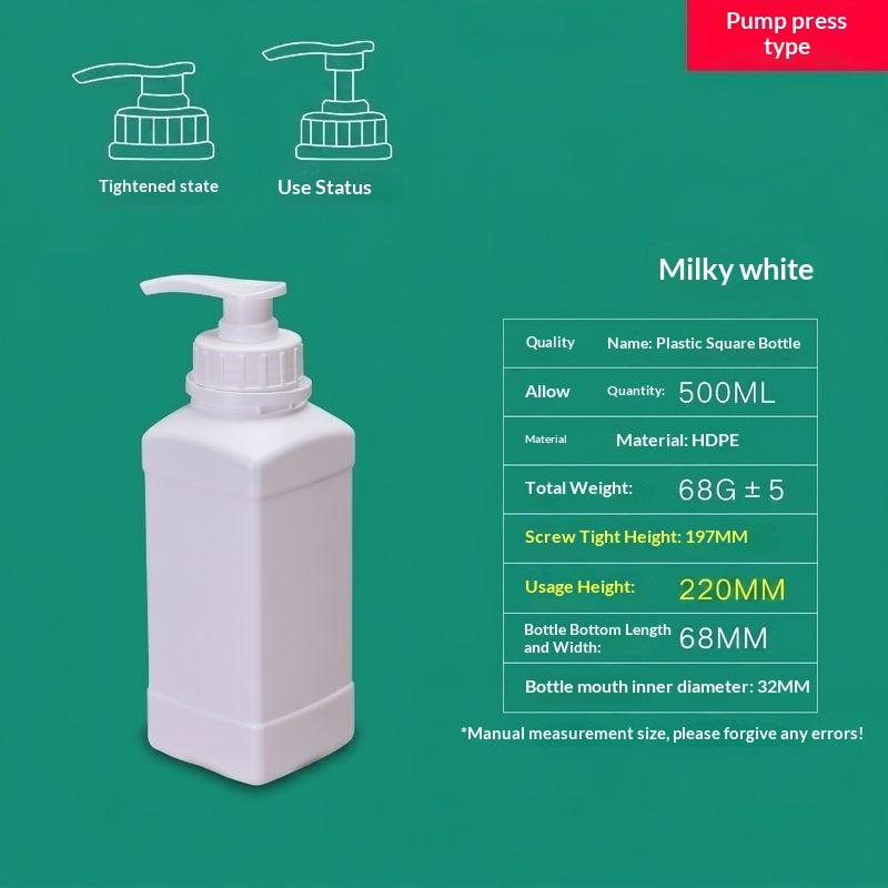 Laundry Detergent Bottle 250Ml-2L Disinfectant Water Hand Washing Hydraulic Pump Dispenser Empty Plastic Hdpe Lotion Container