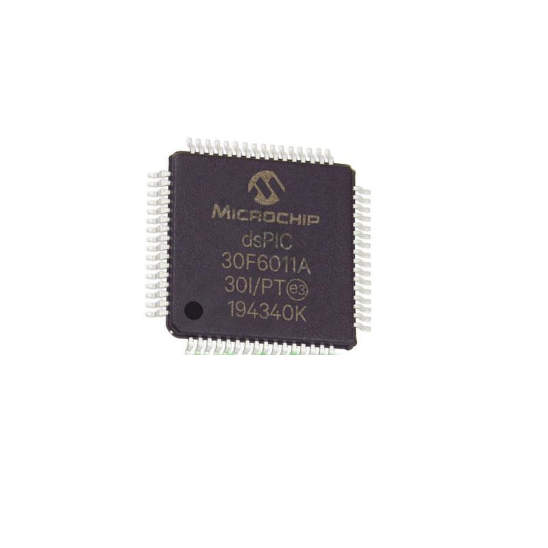 New Original 1/5/10/30/50/100Pcs Dspic30F6011A-30I/PT Surface Mount 64TQFP 30MIPS 16 Bit Digital Signal Controller MCU