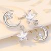 Asymmetric Earrings for Female Stars, Moon, Tassel Earrings for Women