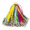 100Pcs Mobile Phone With Craft Pendant Wire Cord Key Ring DIY Toys Pendant Clips Jewelry Lanyard