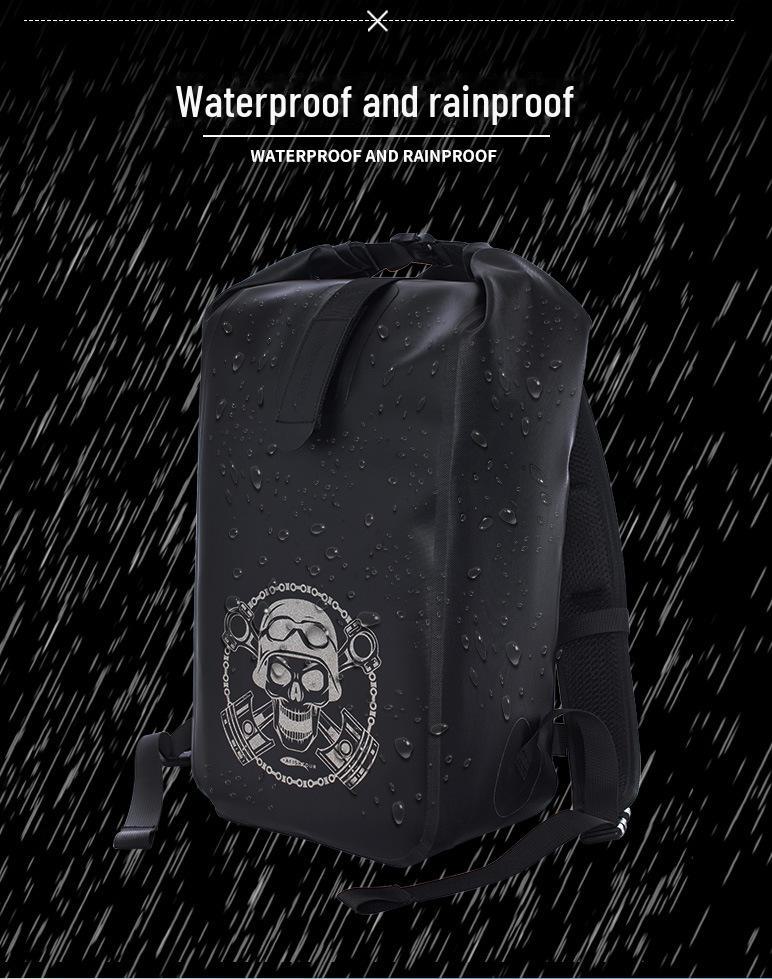 Waterproof Skull Backpack - Large Capacity Outdoor Sports Travel Bag