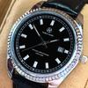 PABLO RAEZ Top Brand New Black Leather Luxury Men Sports Watch Fashion Casual Quartz Military Date Wristwatch Male Relogio Clock