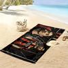 Ibrahim Maza Print Beach Towel, Large Soft Quick Dry Towel for Beach Camping Swimming