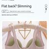 Большой размер без стального кольца для кормящей мамы пуш-ап красивое нижнее белье для спины тонкий срез дышащий регулируемый женский бюстгальтер