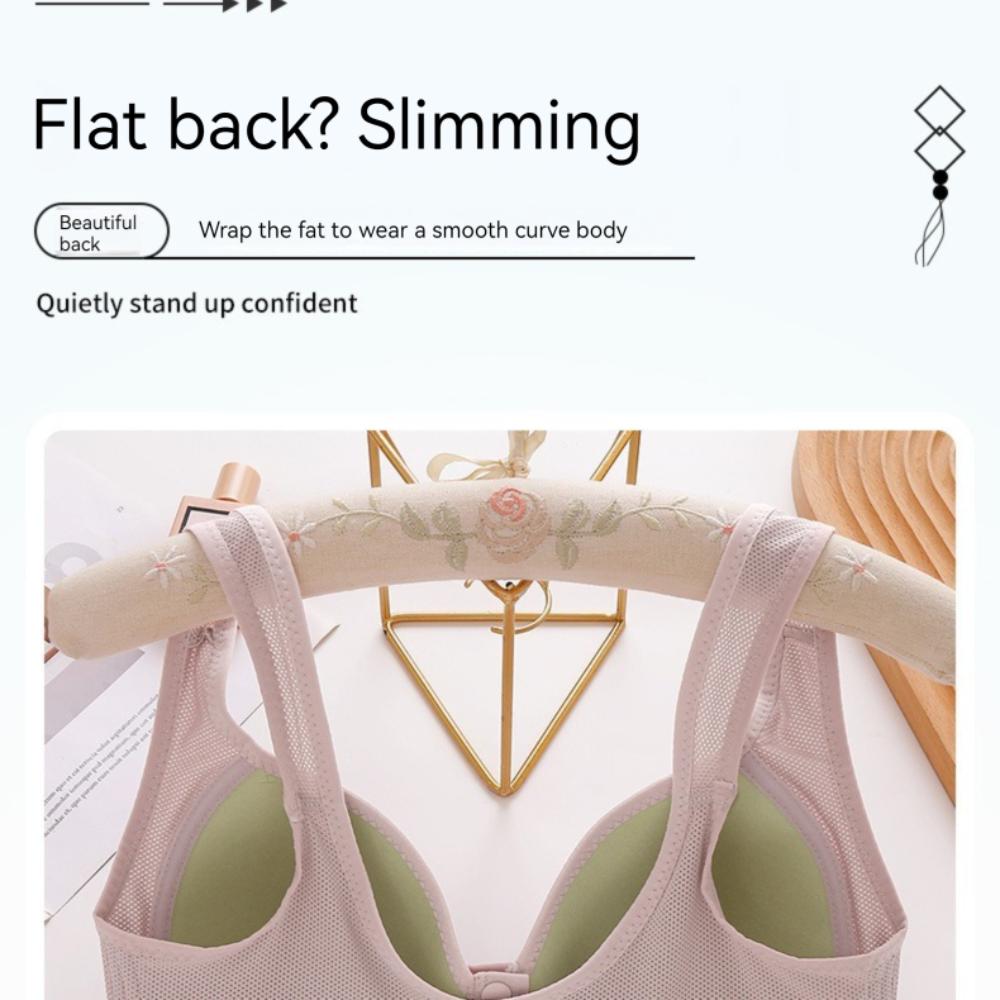 Большой размер без стального кольца для кормящей мамы пуш-ап красивое нижнее белье для спины тонкий срез дышащий регулируемый женский бюстгальтер