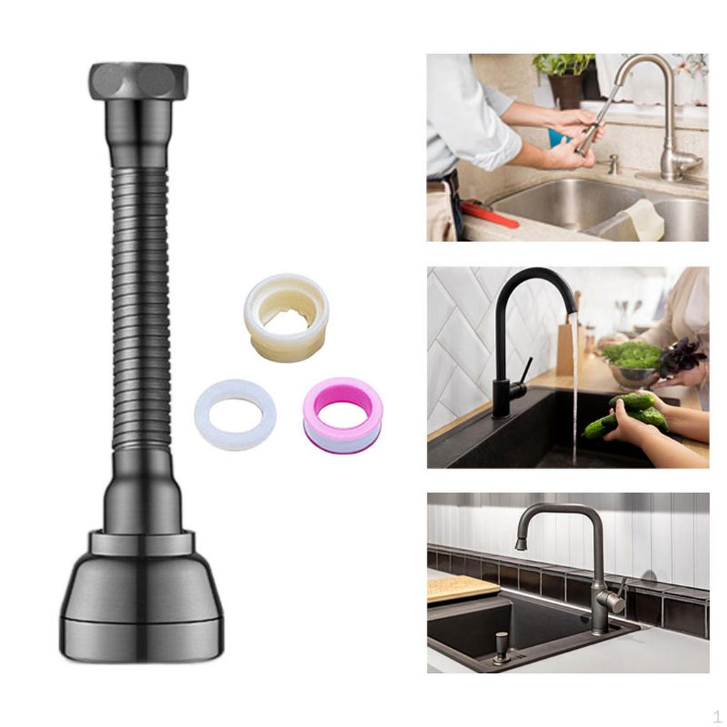Вращающийся удлинитель для смесителя Регулируемый душ и режимы пузырьков Замена для ванной комнаты