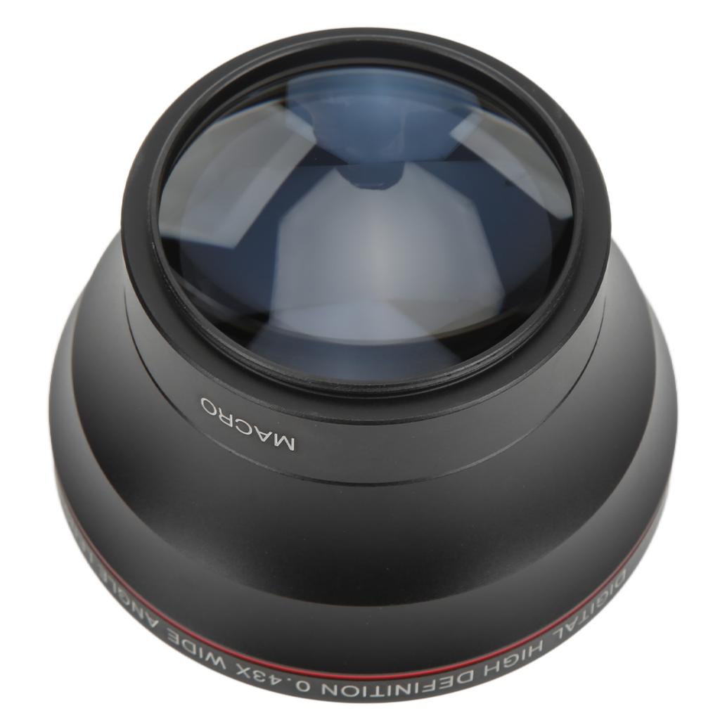 55 мм 0,43X широкоугольный объектив с технологией оптического стеклянного покрытия Аксессуар для камеры Изображение четкое